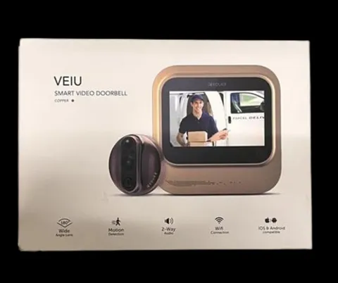 Eques VEIU Smart Video Doorbell, Copper