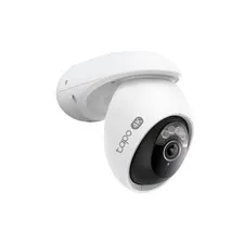 Tapo 4K 8MP Wired Pan/Tilt Outdoor Security Camera, Free Person/Vehicle White
