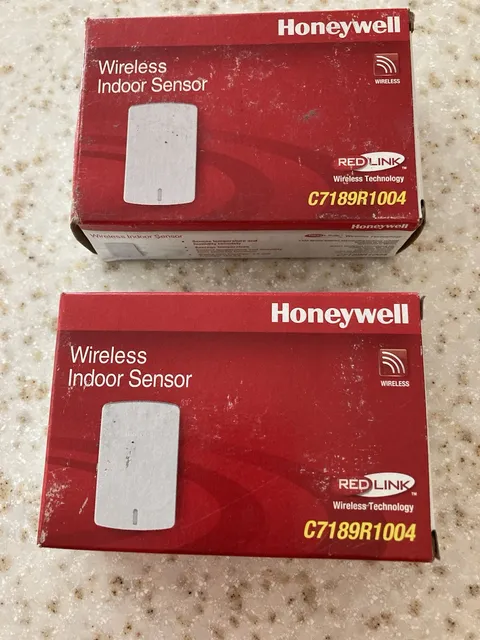 DEAL! TWO NIB Honeywell Home C7189R1004 Wireless Indoor Sensor