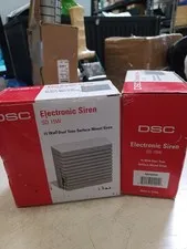 Lot Of 2 DSC Electronic Siren S 15W 15Wattt Dual Tone 88008000 