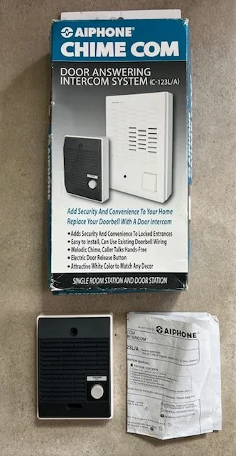 Aiphone (C-123L) Chime Com Door Answering Intercom-ONLY part C-D As Shown
