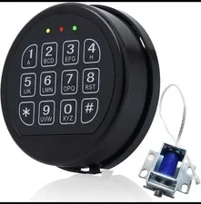 Electronic Safe Lock Replacement Keypad with Solenoid Lock Gun Safe Programmable