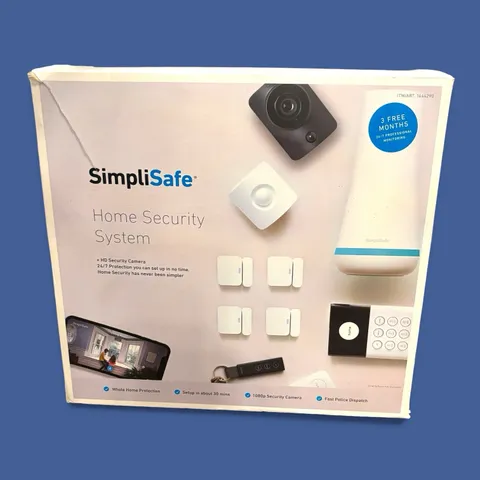 SimpliSafe Home Security System with HD Camera 1444290 10pcs bundle
