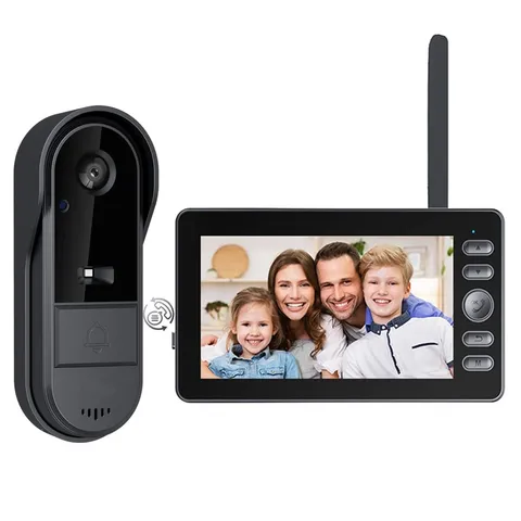TKMARS Doorbell Camera Wireless No Subscription Video Doorbell, Two-Way Activ...