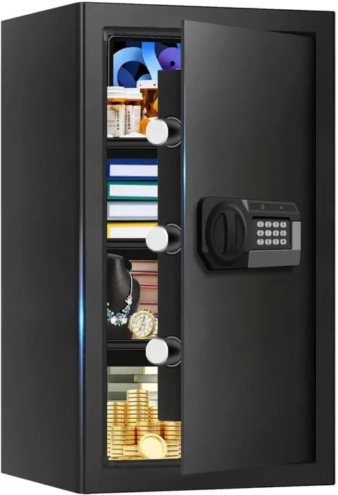 5.2 Cub Large Home Safes Fireproof Wterproof, Anti-theft Fire Safe with Progr..