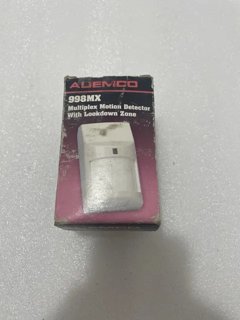 Ademco 998MX Multiplex Motion Detector W/Look Down Zone New!