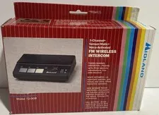 Midland 3 Station-sensor Matic-Voice Activated-Fm Wireless Intercom-New