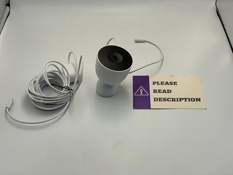 Google Nest Cam Outdoor (Wired, 2nd Gen) - Security Camera - 2025 - Snow