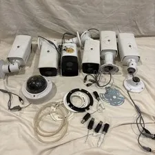 lot of surveillance Cameras - AS IS For Parts 