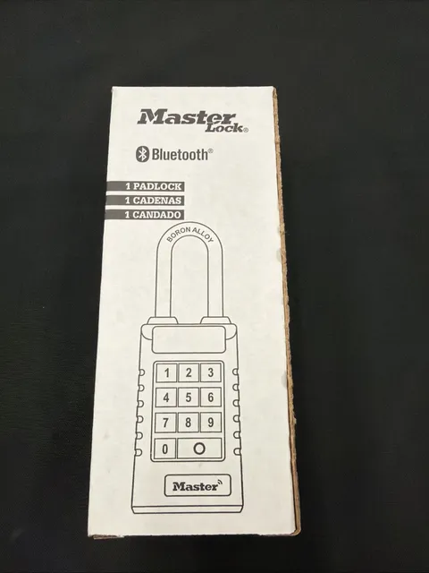 Master Lock 6400LJENT Professional Bluetooth Smart Padlock Bluetooth new