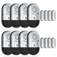 SANJIE Window Door Alarms for Home Kids Safety Wireless 120 Loud dB Alarm Sensor
