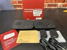 Hosmart UltraSpeak Wireless Intercom System 2 Stations Full Duplex