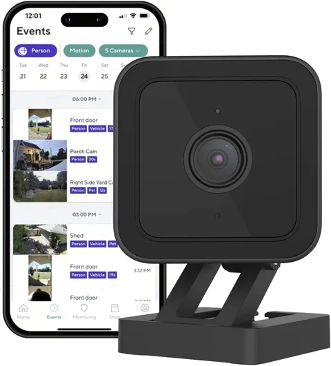 Cam V3 1080P Color Night Vision Indoor/Outdoor Camera (Black)