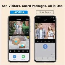 Wireless Video Doorbell Camera with Chime & 64GB SD Card