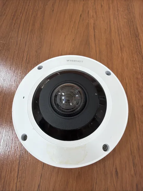 Wisenet Hanwha Techwin XNF-9010RV 12MP Outdoor Network PTZ Fisheye Dome Camera
