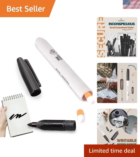 Stylish Fake Pen Safe - Anti-Theft Storage for Cash & Jewelry, Compact Design