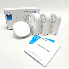 Govee WiFi Water Leak Detector 3 Packs, Leak Alert with Remotely Email/APP Push