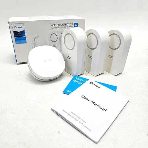 Govee WiFi Water Leak Detector 3 Packs, Leak Alert with Remotely Email/APP Push