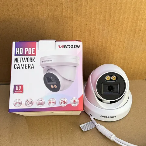 Vikylin CCTV 7/24 Recording 24H Color MIC POE 5MP Mini Surveillance Camera Onvif