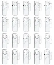 Security Door Window Alarm, 90DB Wireless Sensor Door Window Burglar Alarm, D...