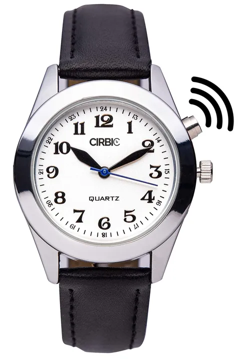Talking Watch for Visually impaired, Blind Black