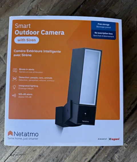 Netatmo Smart Outdoor Camera with Siren – NOC-S-US-V1