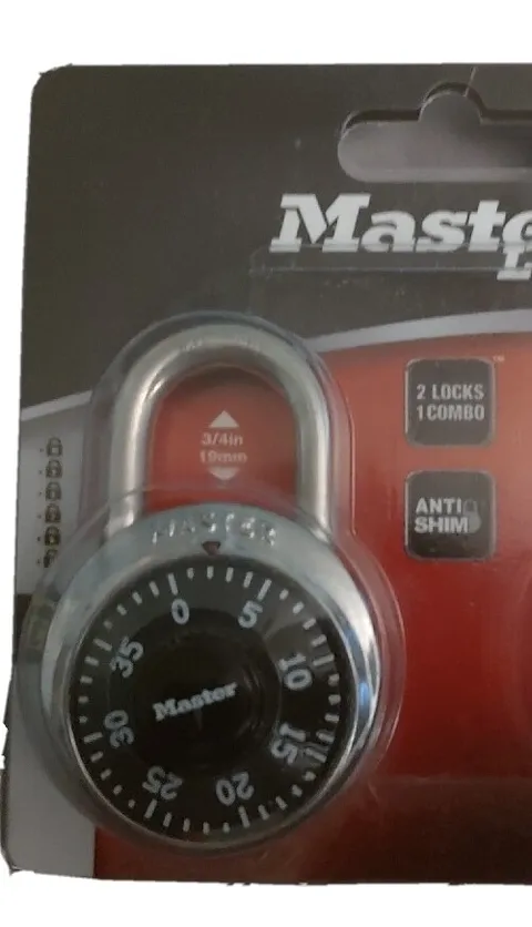 Master Lock Combination Lock 1500T NEW! 