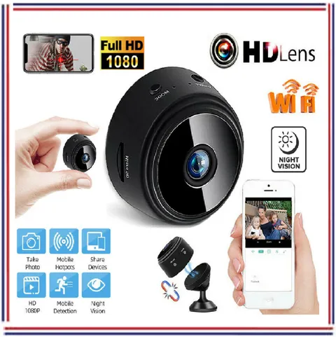 Mini Wireless Record Camera WiFi IP Home Security DVR Night Vision HD USB 1080P