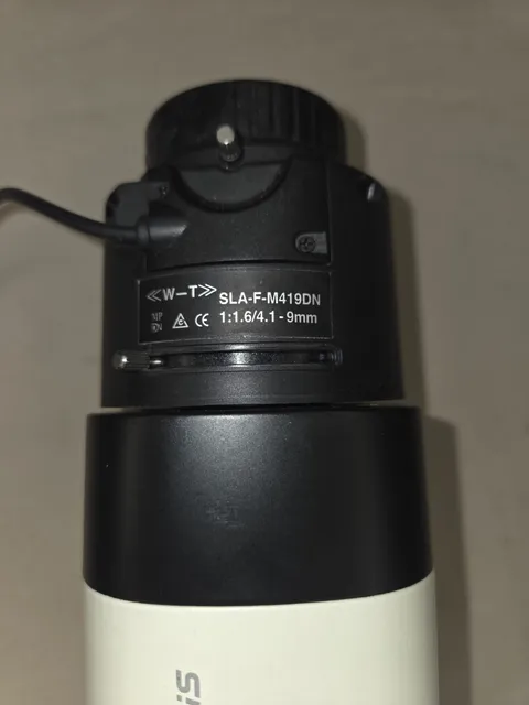 Samsung SNB-9000N 12MP 4K IP Network Camera w Hanwha SLA-F-M419DN Lens