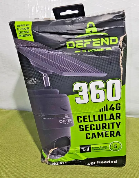 Tactacam Defend 360 4G LTE Cellular Security Camera DFD-PTZ01 NEW