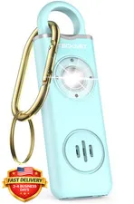 Rechargeable Personal Safety Alarm for Women, 130dB Self Defense Keychain Alarm