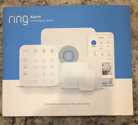 Ring 2nd Gen 4K11SZ-0EN0 Wireless Alarm Home Security Kit - 5 Piece