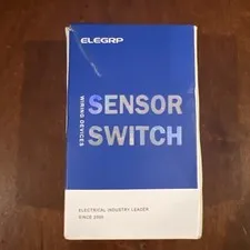 ELEGRP Occupancy Sensor Light Wall Switch Passive Infrared Motion Activated WHT