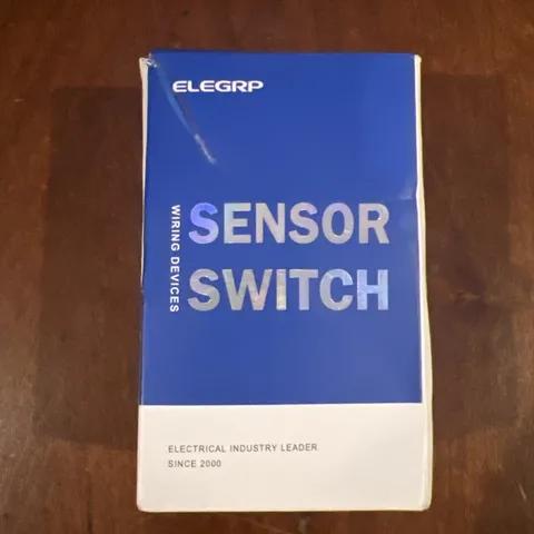 ELEGRP Occupancy Sensor Light Wall Switch Passive Infrared Motion Activated WHT