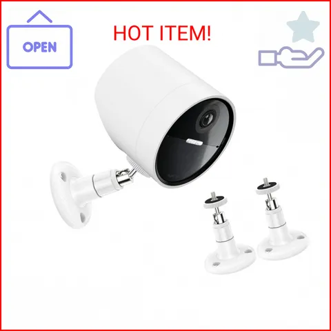 VIIVRIA 2 Pack Wall Mount Compatible with SimpliSafe Outdoor Security Camera, 36