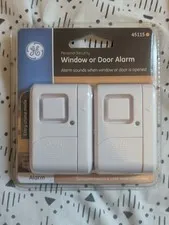 GE 45115 Personal Security Wireless Window or Door Alarm - Entry Chime Mode NIB