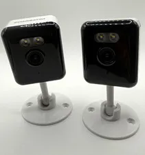 PHANSATIM Wi-Fi Indoor IP Security Cameras 2-Pack 1080p Night Vision 2-Way