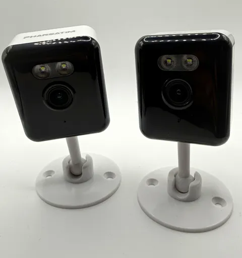 PHANSATIM Wi-Fi Indoor IP Security Cameras 2-Pack 1080p Night Vision 2-Way