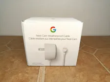 Google Nest Cam Weatherproof Cable for Nest Cam 16' feet NIOB