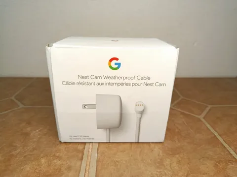 Google Nest Cam Weatherproof Cable for Nest Cam 16' feet NIOB