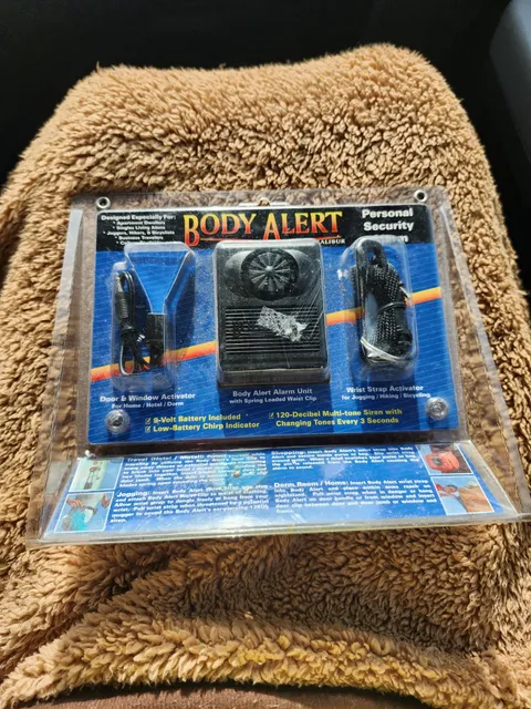 Body Alert Personal Security Alarm By Excalibur W/120-Decibel  -NIP