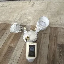 Ring Floodlight Cam Wired Surveillance Camera As Is Untested