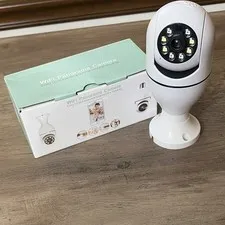 WiFi Panorama Camera Indoor IP/Network Wireless Surveillance Camera White Wi-Fi