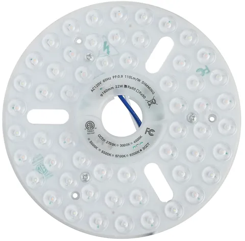 Ledytech 22W 6.3'' LED Retrofit Light Kit for Ceiling Fan White
