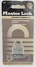 VTG 10D Master Lock Padlock Small Steel Lock with 2 Keys NEW IN PACKAGE
