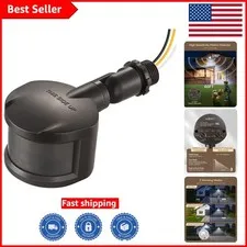 Brown Motion Sensor with 180-Degree Detection - Easy Install for Security Lights