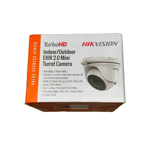 ECT-T12F2 Turret Security Camera 2.8mm HD Indoor/Outdoor New Sealed