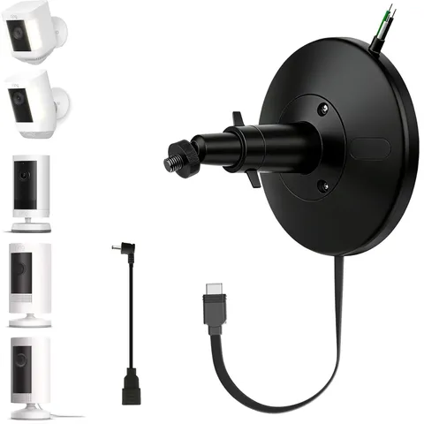 Hardwired Kit for Outdoor/Indoor Ring Cameras, IP67 Waterproof, Easy Install, 1
