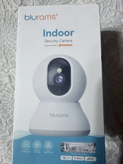 Blurams A31 2K Indoor Security Camera 360 PTZ Motion Tracking Alexa NEW
