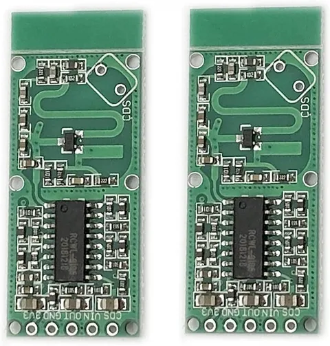 WireAndKits 2pcs RCWL-0516 Microwave Radar Motion Detection Human Body Sensor...